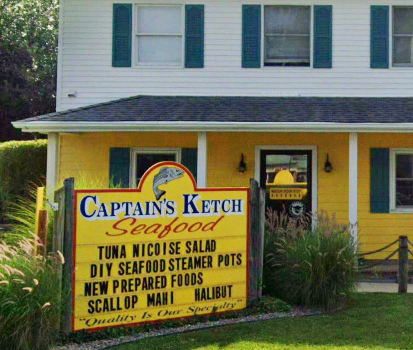 Outside Captains Ketch Seafood Easton